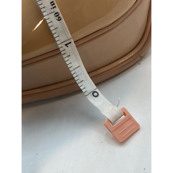 SAINT LAURENT Paris Women's Patent Nude Platform Stiletto Ankle-Strap Heels SZ37 - Picture 10 of 13